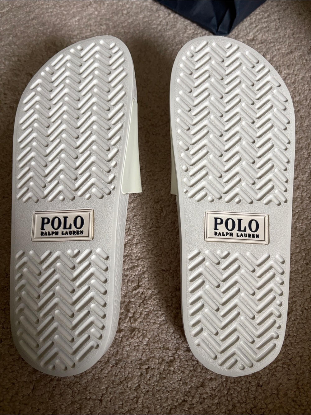Ralph Lauren Polo Bear Slide Sandals with Graphic Strap size 10 - Picture 5 of 6
